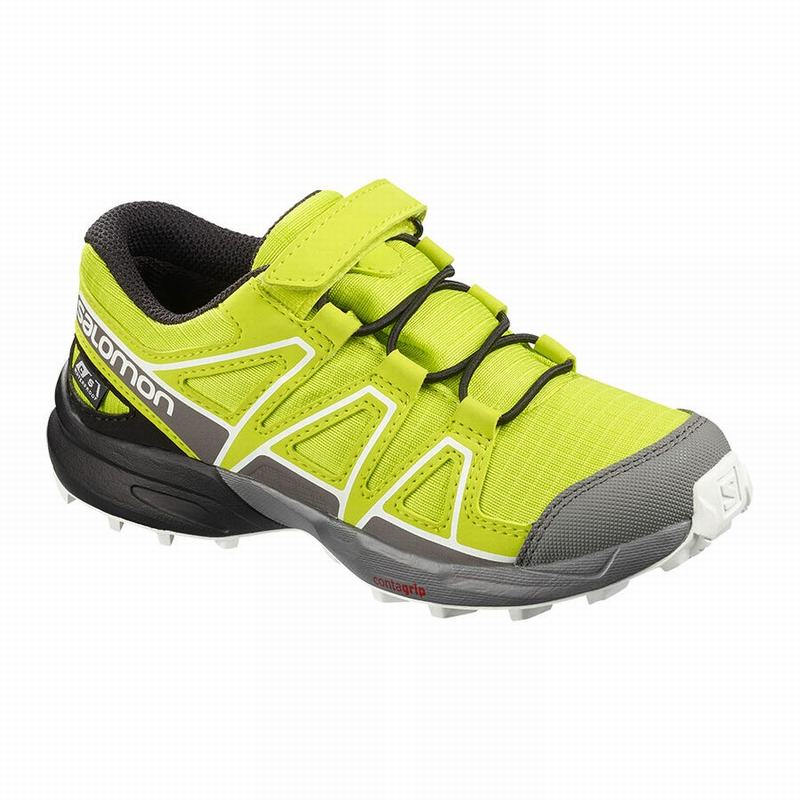 Salomon SPEEDCROSS CLIMASALOMON™ WATERPROOF Zapatillas Trail Running Niños - Rosas / Negras - Colomb